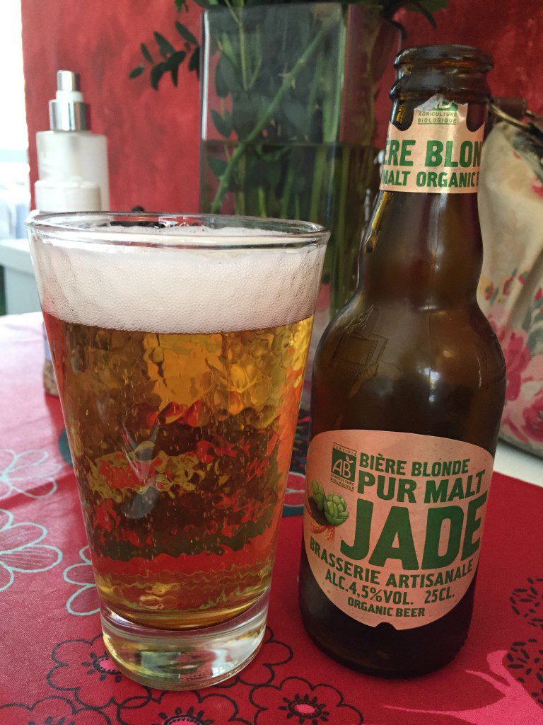 Jade Organic Blonde beer beerliever.com