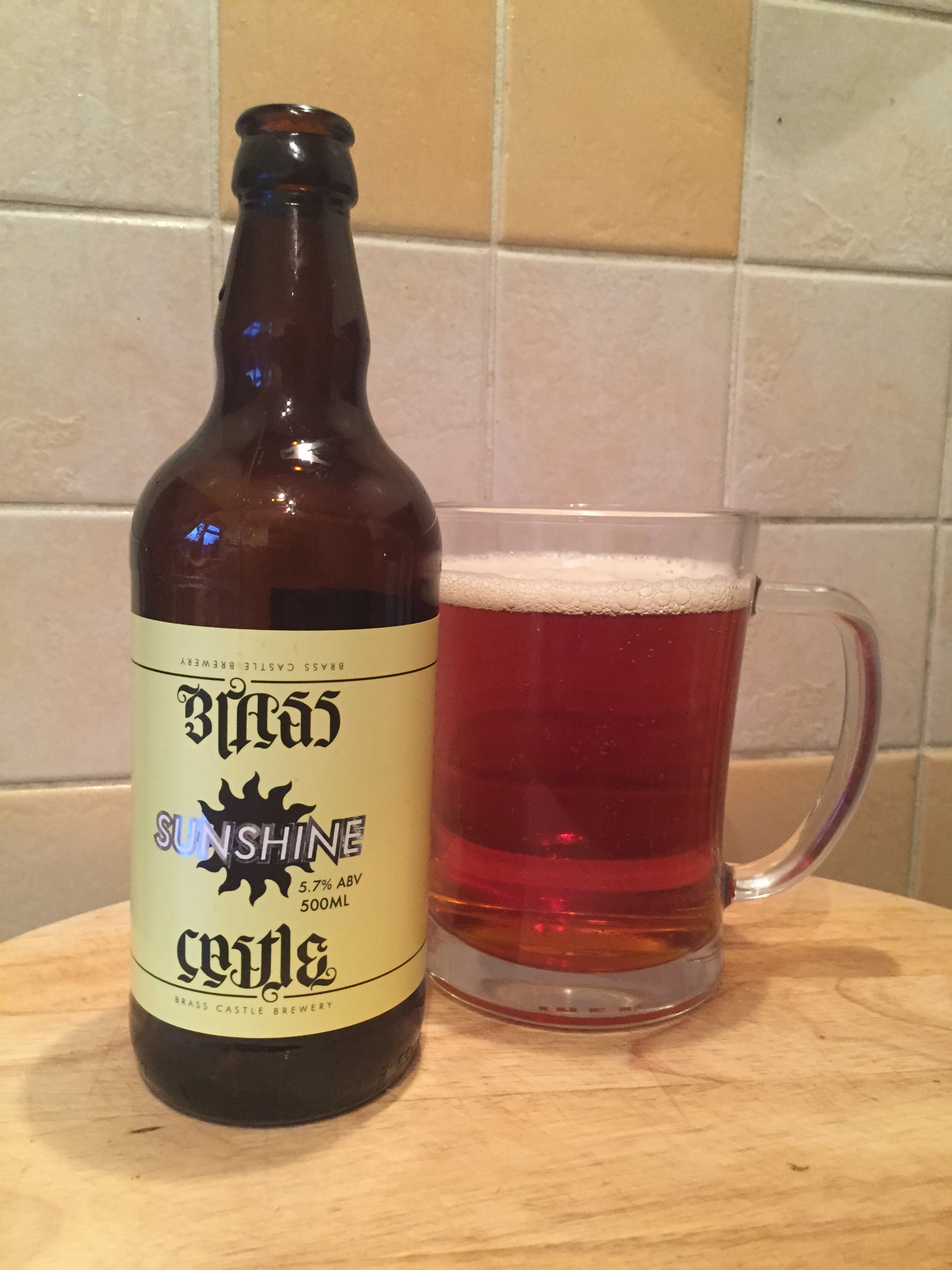 Sunshine, Brass Castle Brewery, 5.7% ABV