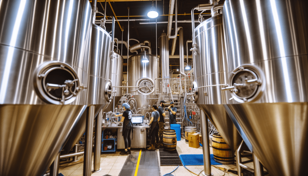 Craft beer microbrewery