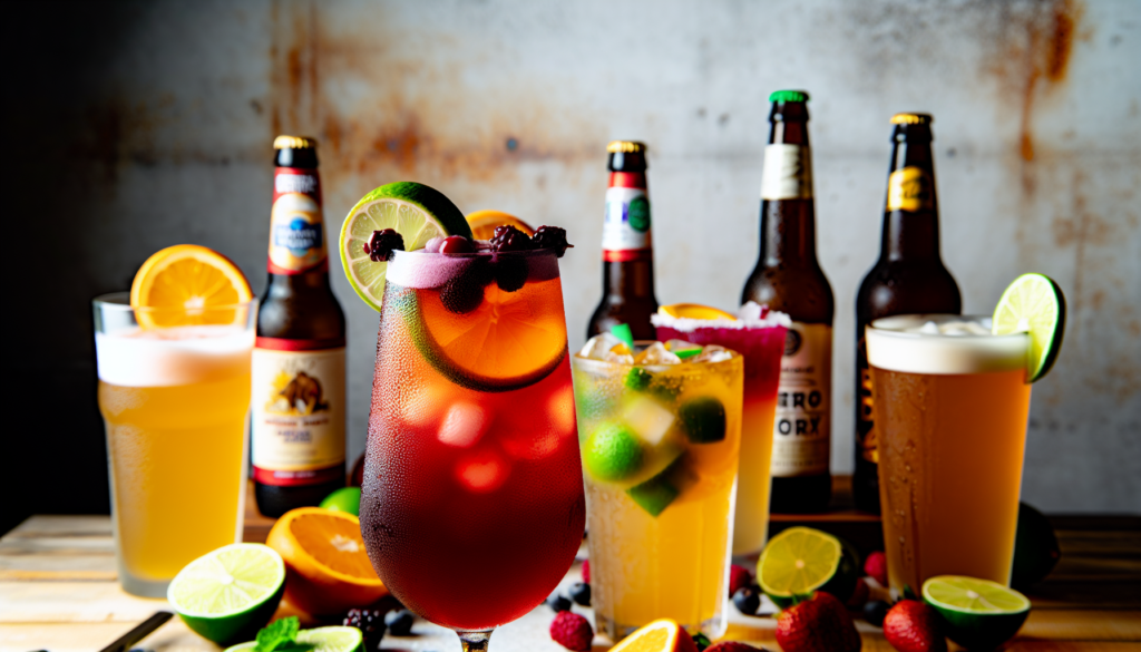 Thirst-quenching beer cocktails like beer sangria and beer margaritas