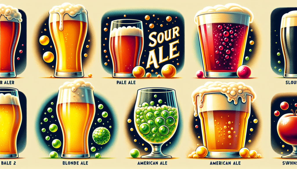 Illustration of various ale characteristics