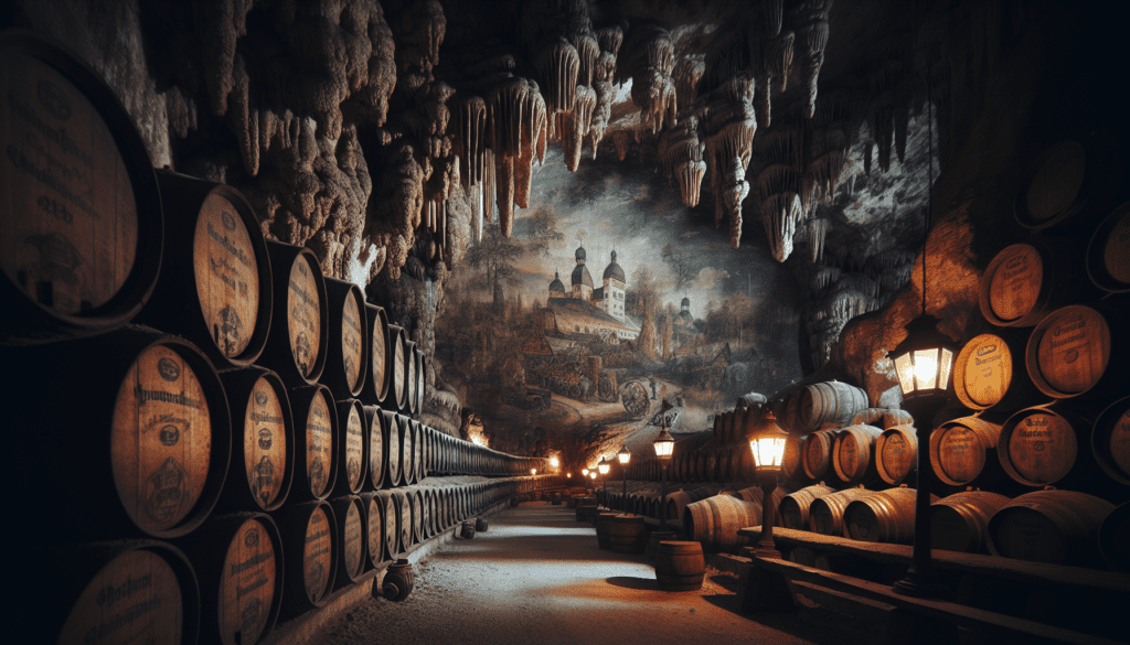Bavarian cave used for lager beer storage